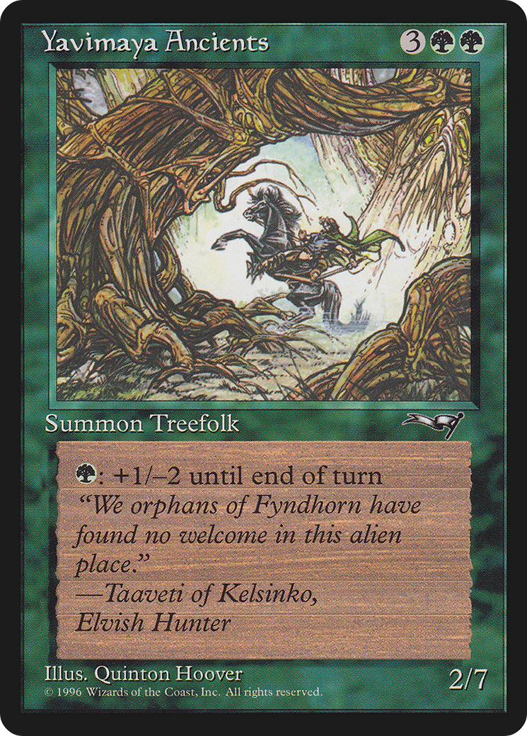 Yavimaya Ancients (ALL-104B) [Alliances] MTG Single Wizards of the Coast