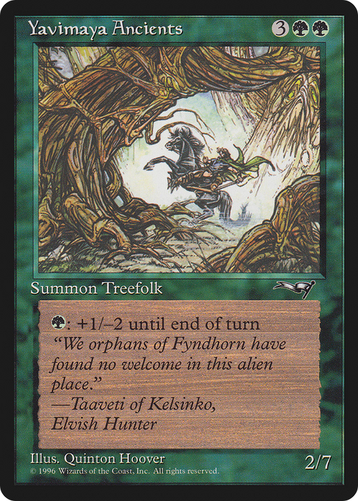 Yavimaya Ancients (ALL-104B) [Alliances] MTG Single Wizards of the Coast