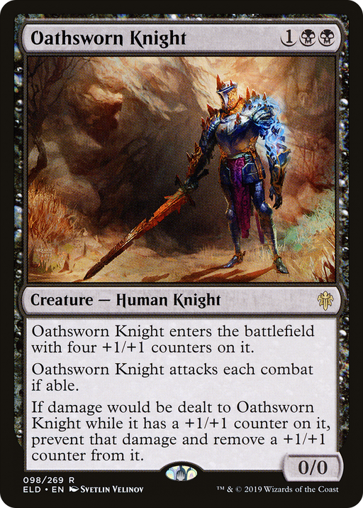 Oathsworn Knight (ELD-098) [Throne of Eldraine] MTG Single Wizards of the Coast