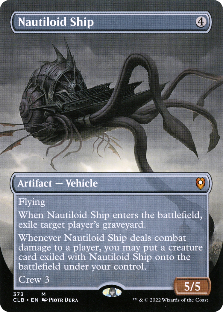 Nautiloid Ship (CLB-373) [Commander Legends: Battle for Baldur's Gate] (Borderless) MTG Single Wizards of the Coast