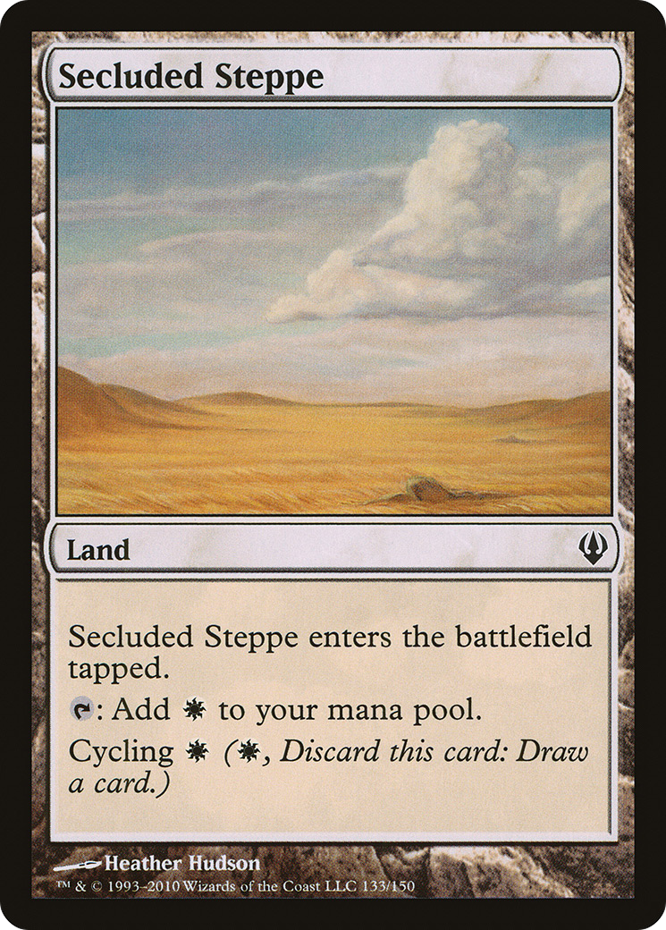 Secluded Steppe (ARC-133) [Misc] Archenemy MTG Single Wizards of the Coast