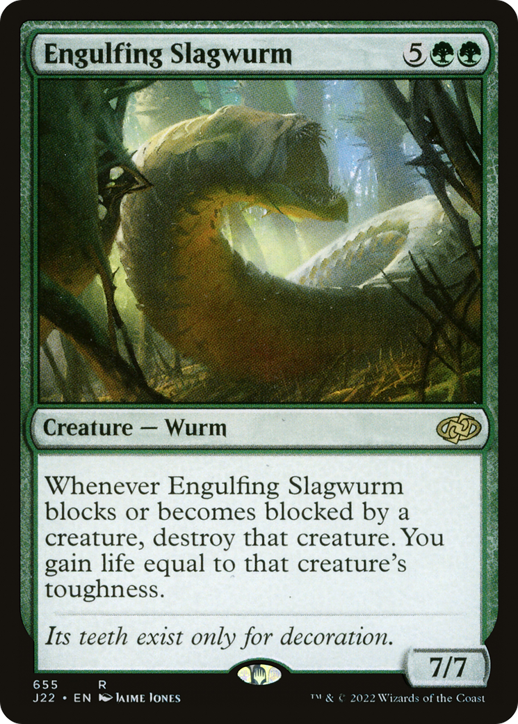 Engulfing Slagwurm (J22-655) [Jumpstart 2022] MTG Single Wizards of the Coast