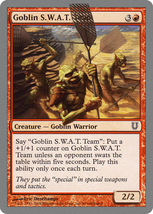 Goblin S.W.A.T. Team (UNH-080) [Unhinged] MTG Single Wizards of the Coast