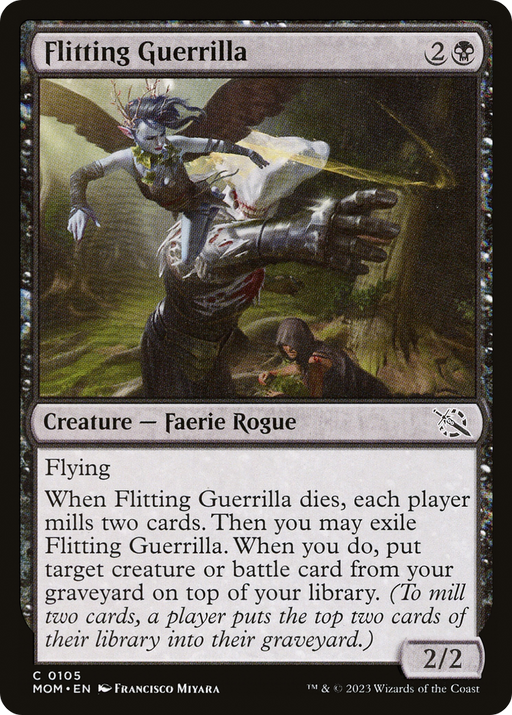Flitting Guerrilla (MOM-105) [March of the Machine] MTG Single Wizards of the Coast