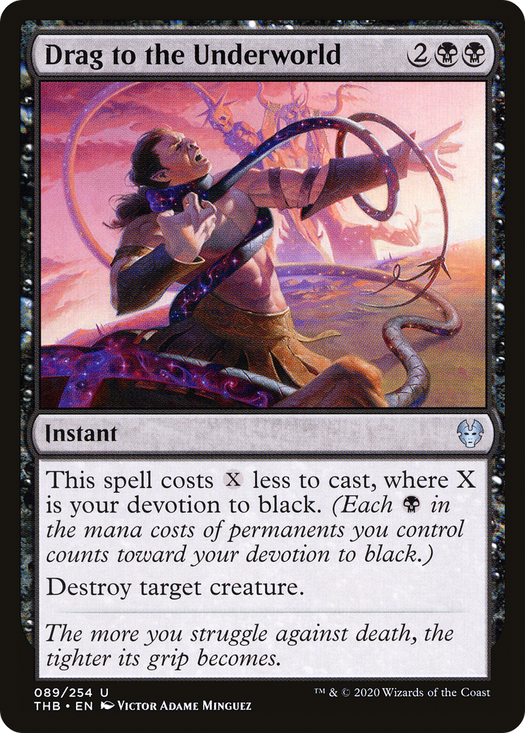 Drag to the Underworld (THB-089) [Theros Beyond Death] MTG Single Wizards of the Coast
