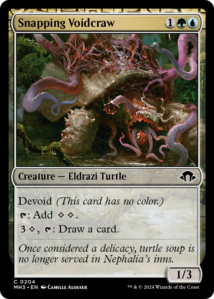 Snapping Voidcraw (MH3-204) [Modern Horizons 3] MTG Single Modern Horizons 3