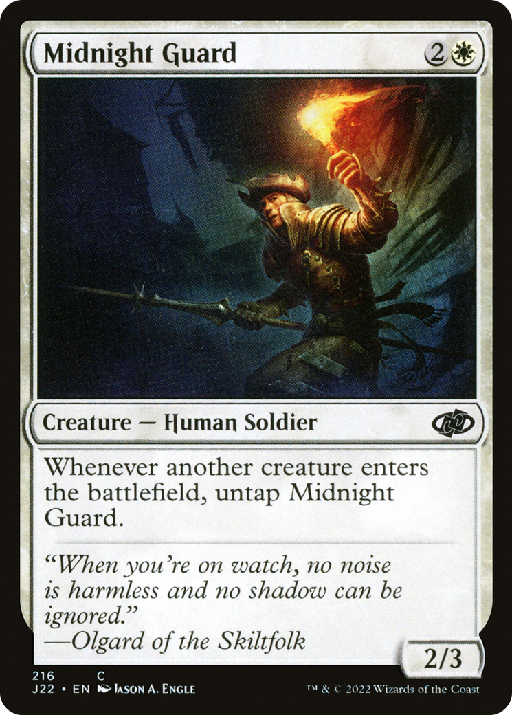 Midnight Guard (J22-216) [Jumpstart 2022] MTG Single Wizards of the Coast
