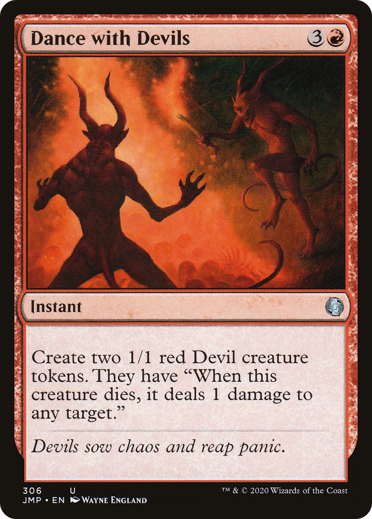 Dance with Devils (JMP-306) [Jumpstart] MTG Single Wizards of the Coast