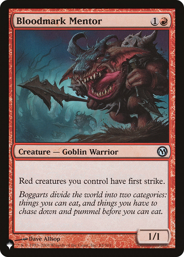 Bloodmark Mentor (40) (LIST-040) [Mystery Booster] The List MTG Single Wizards of the Coast