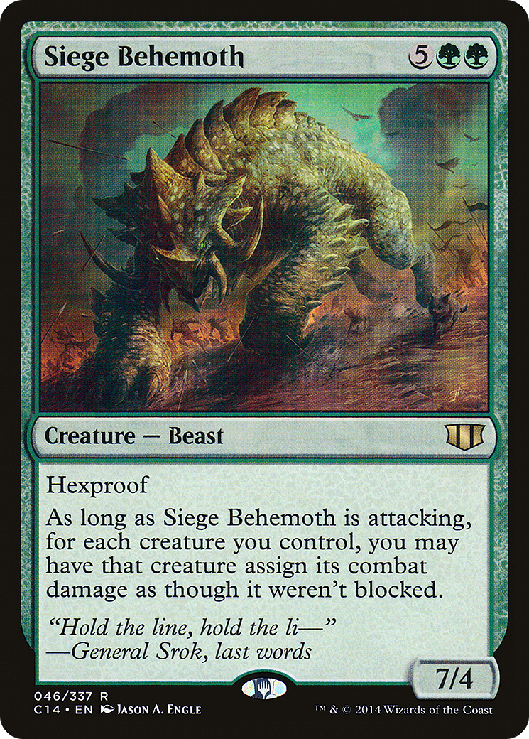 Siege Behemoth (C14-046) [Commander 2014] MTG Single Wizards of the Coast