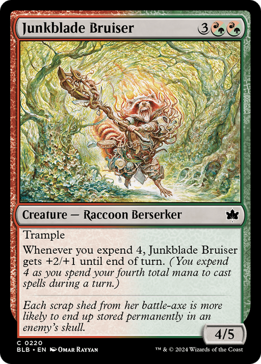 Junkblade Bruiser (BLB-220) [Bloomburrow] Foil MTG Single Wizards of the Coast