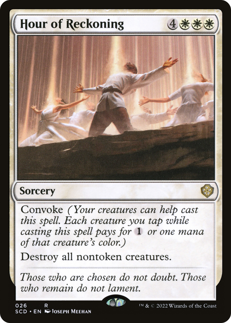 Hour of Reckoning (SCD-026) [Starter Commander Decks] MTG Single Wizards of the Coast