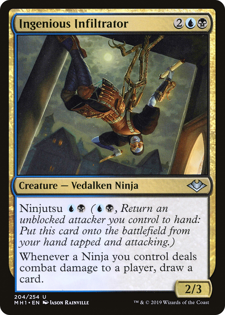 Ingenious Infiltrator (MH1-204) [Modern Horizons] MTG Single Modern Horizons