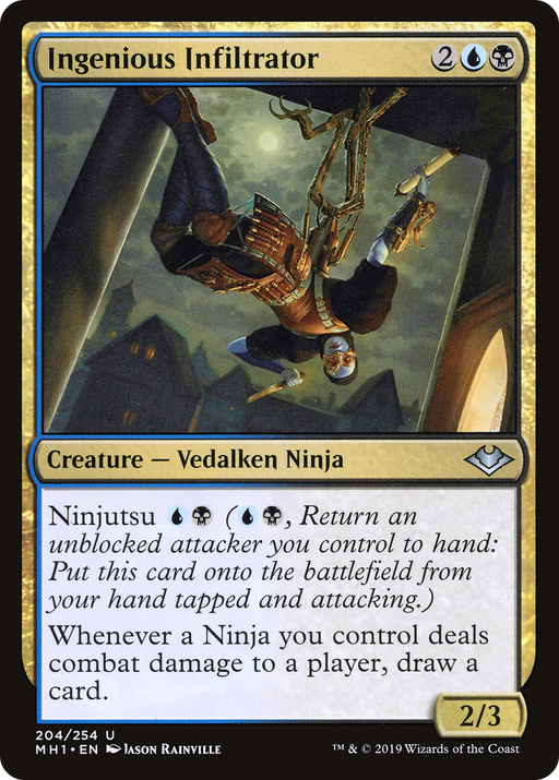 Ingenious Infiltrator (MH1-204) [Modern Horizons] Foil MTG Single Modern Horizons