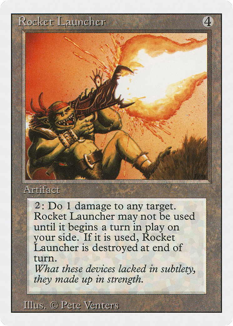 Rocket Launcher (3ED-272) [Revised Edition] MTG Single Wizards of the Coast