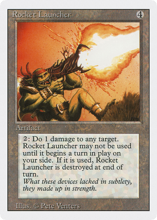 Rocket Launcher (3ED-272) [Revised Edition] MTG Single Wizards of the Coast