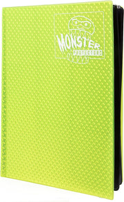 Monster Protectors: 9-Pocket Holofoil Binder - Yellow Binders & Pages Monster Protectors