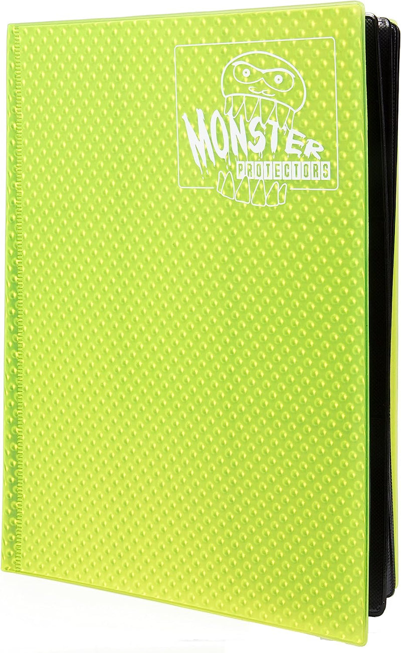 Monster Protectors: 9-Pocket Holofoil Binder - Yellow Binders & Pages Monster Protectors