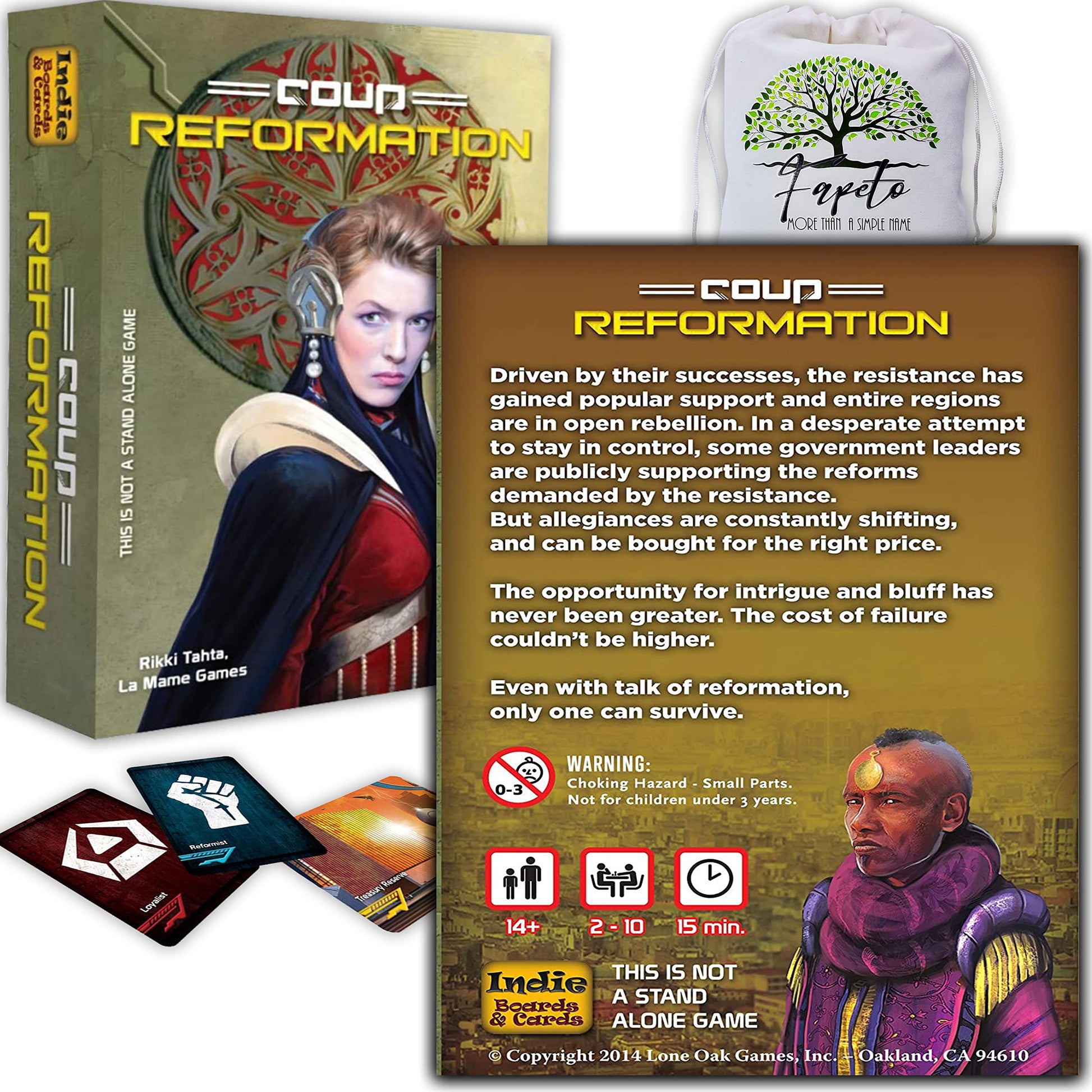 Coup: Reformation 2nd Edition Board Games Indie Boards & Cards