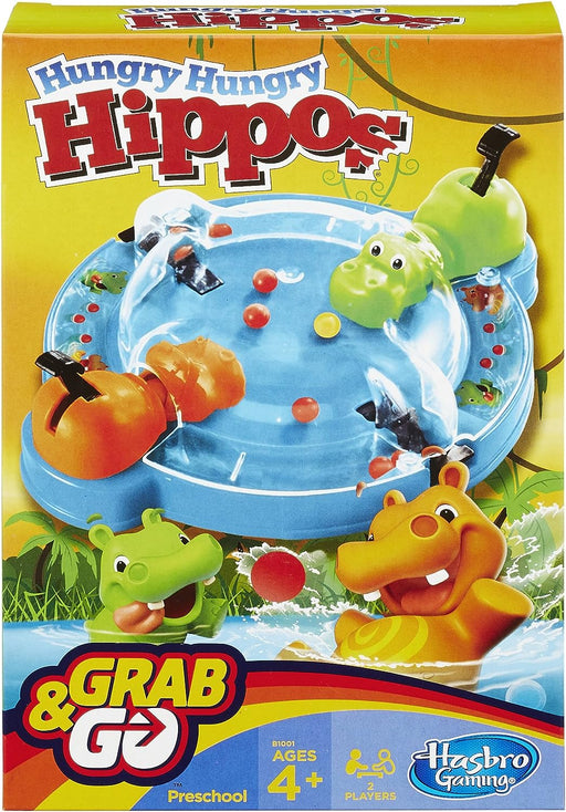 Grab and Go: Hungry Hungry Hippos Board Games Hasbro   