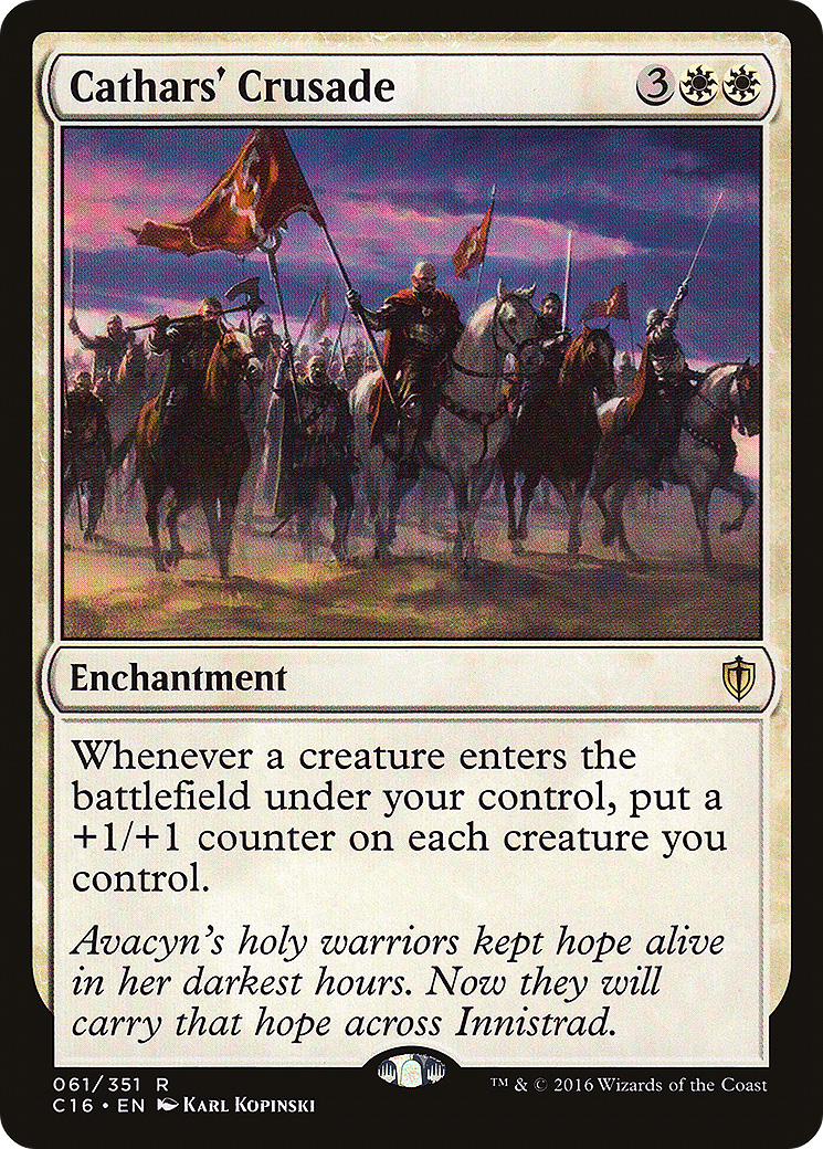 Cathars' Crusade (C16-061) [Commander 2016] MTG Single Wizards of the Coast
