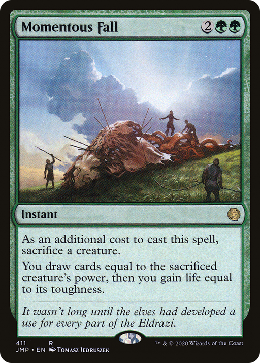 Momentous Fall (JMP-411) [Jumpstart] MTG Single Wizards of the Coast