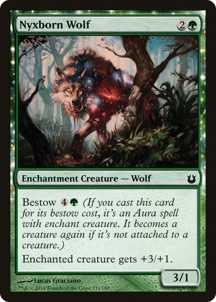 Nyxborn Wolf (BNG-131) [Born of the Gods] Foil MTG Single Wizards of the Coast
