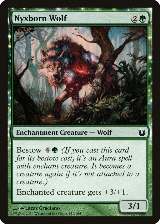 Nyxborn Wolf (BNG-131) [Born of the Gods] Foil MTG Single Wizards of the Coast