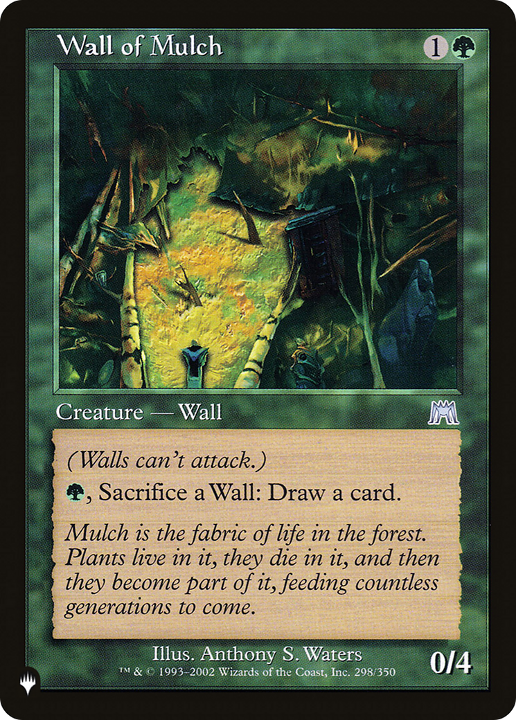 Wall of Mulch (LIST-ONS-298) [Mystery Booster] The List MTG Single Wizards of the Coast