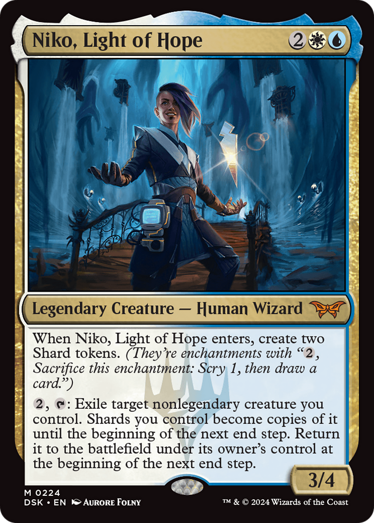 Niko, Light of Hope (DSK-224) [Duskmourn: House of Horror] Foil MTG Single Wizards of the Coast