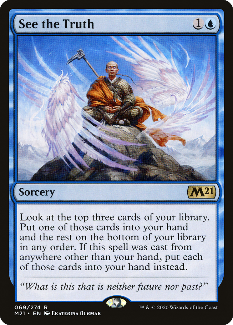 See the Truth (M21-069) [Core Set 2021] Foil MTG Single Wizards of the Coast
