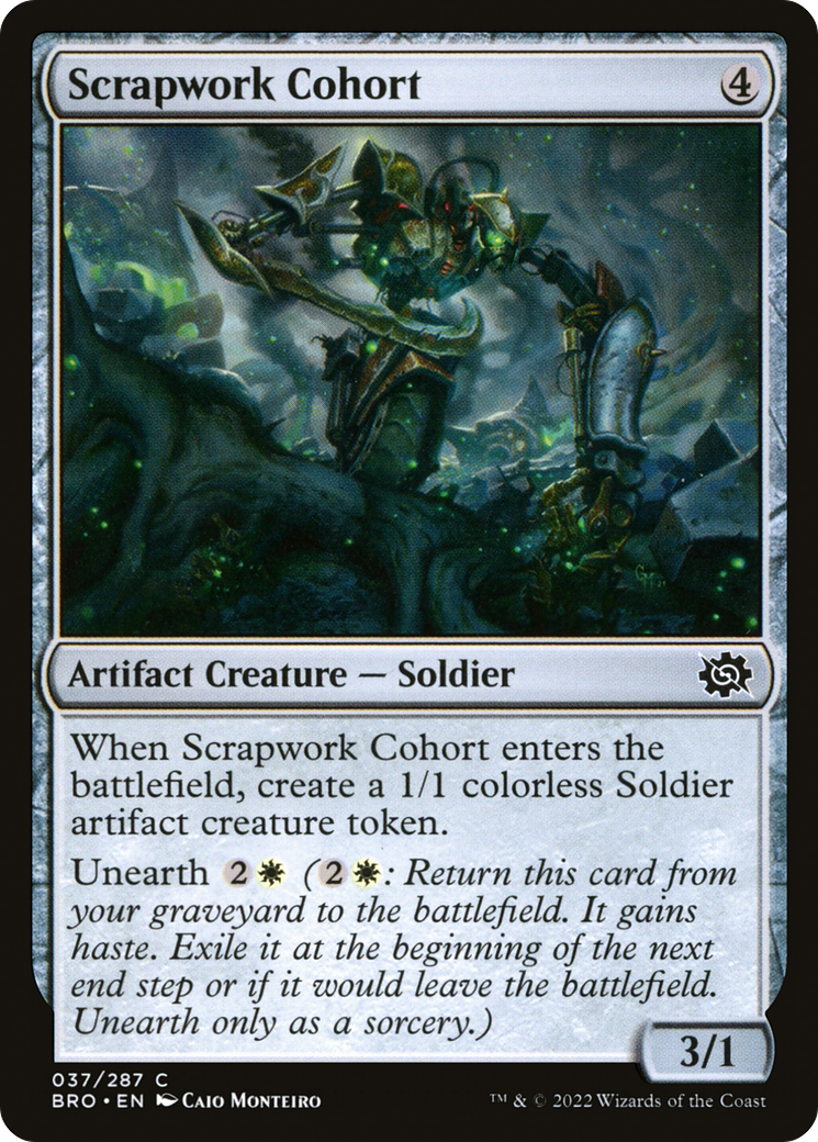 Scrapwork Cohort (BRO-037) [The Brothers' War] MTG Single Wizards of the Coast
