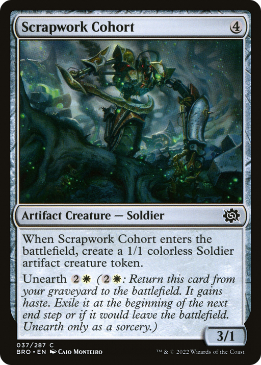Scrapwork Cohort (BRO-037) [The Brothers' War] Foil MTG Single Wizards of the Coast