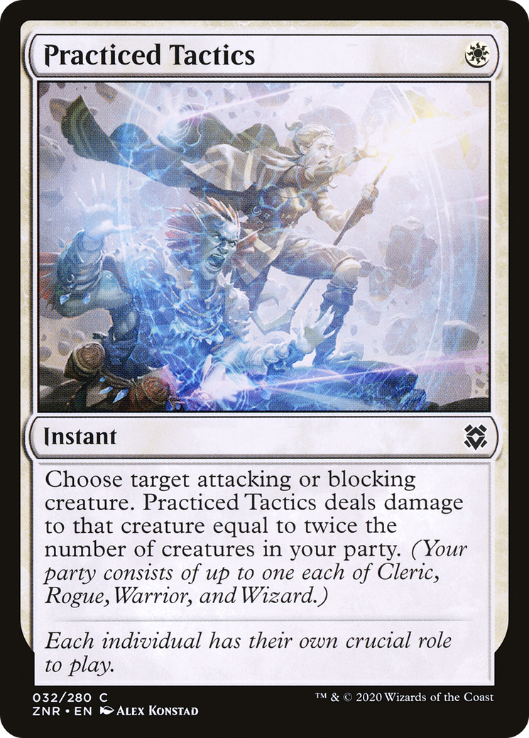 Practiced Tactics (ZNR-032) [Zendikar Rising] Foil MTG Single Wizards of the Coast
