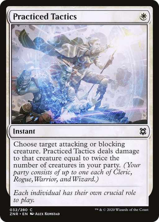 Practiced Tactics (ZNR-032) [Zendikar Rising] Foil MTG Single Wizards of the Coast