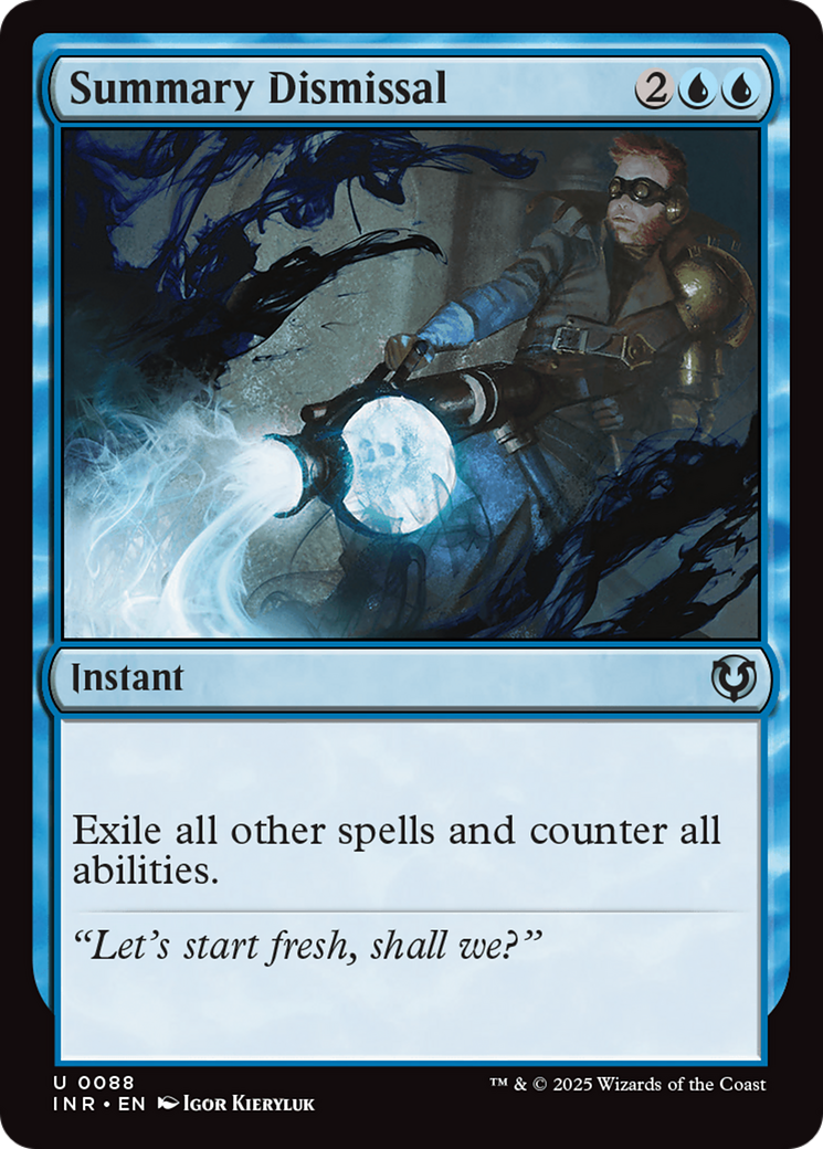 Summary Dismissal (INR-088) [Innistrad Remastered] Foil MTG Single Wizards of the Coast