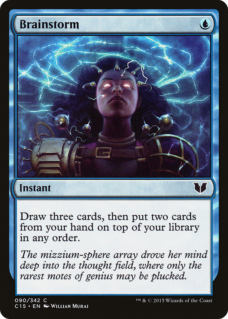 Brainstorm (C15-090) [Commander 2015] MTG Single Wizards of the Coast