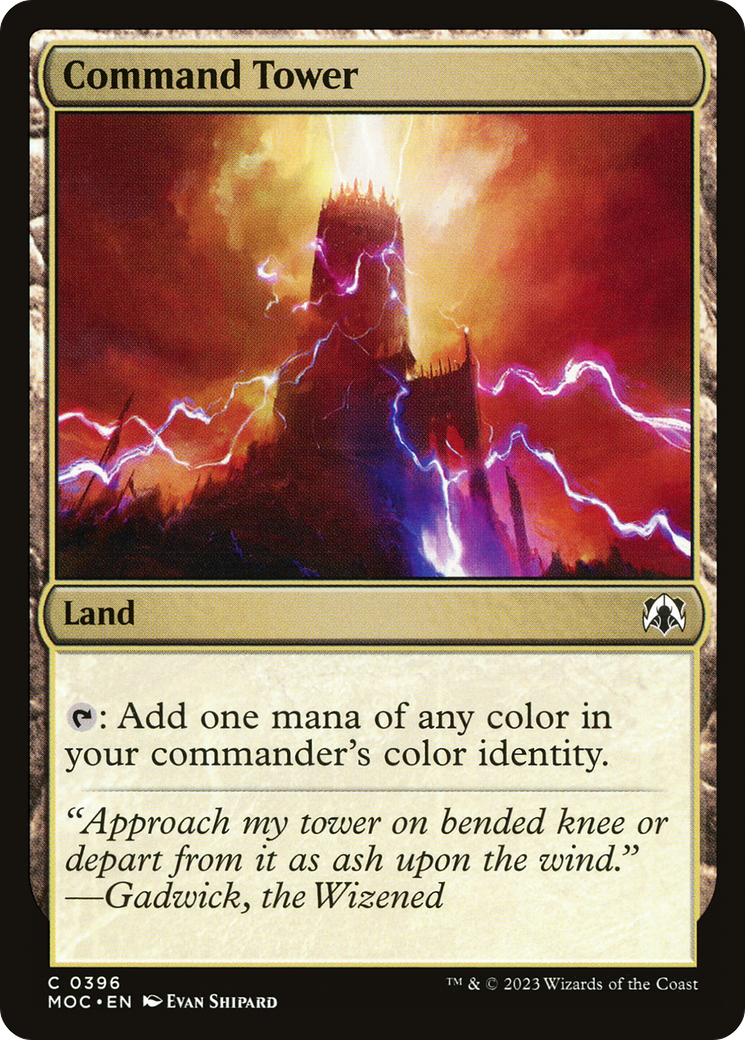 Command Tower (MOC-396) [March of the Machine Commander] MTG Single Wizards of the Coast
