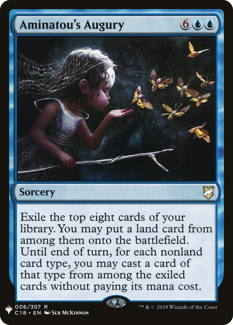 Aminatou's Augury (LIST-C18-6) [Mystery Booster] The List MTG Single Wizards of the Coast