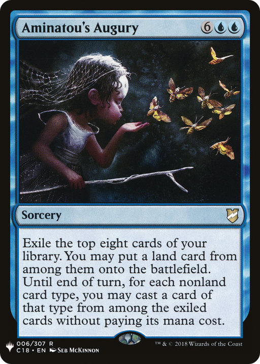 Aminatou's Augury (LIST-C18-6) [Mystery Booster] The List MTG Single Wizards of the Coast
