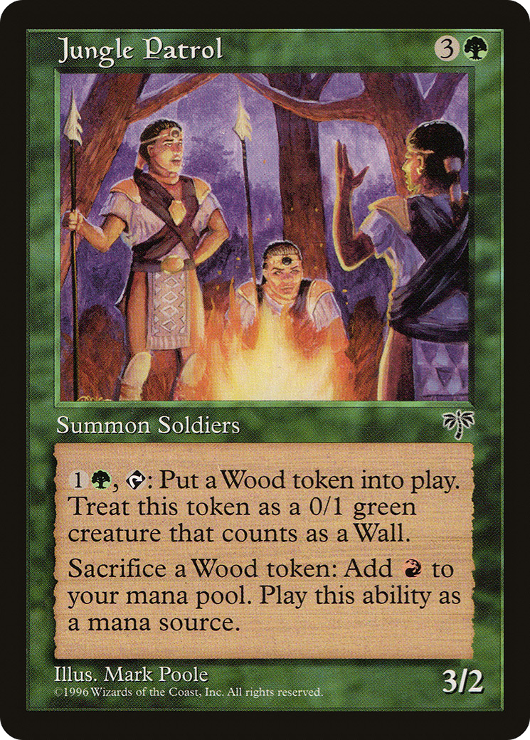 Jungle Patrol (MIR-) [Mirage] MTG Single Wizards of the Coast