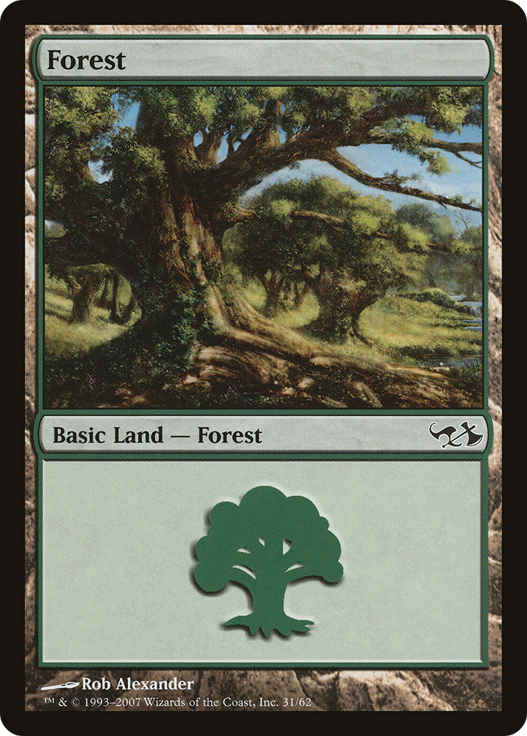 Forest (EVG-031) [Misc] Duel Decks: Elves vs. Goblins MTG Single Wizards of the Coast
