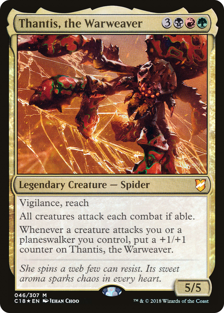 Thantis, the Warweaver (C18-046) [Commander 2018] Foil MTG Single Wizards of the Coast