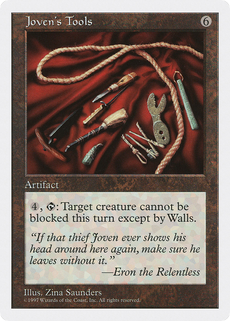 Joven's Tools (5ED-) [Fifth Edition] MTG Single Wizards of the Coast