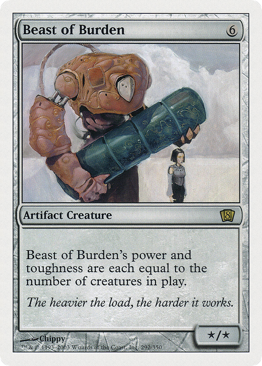 Beast of Burden (8ED-292) [8th Edition] MTG Single Wizards of the Coast
