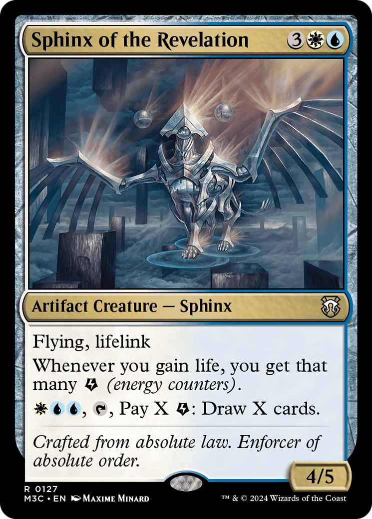 Sphinx of the Revelation (M3C-127) [Modern Horizons 3 Commander] MTG Single Wizards of the Coast