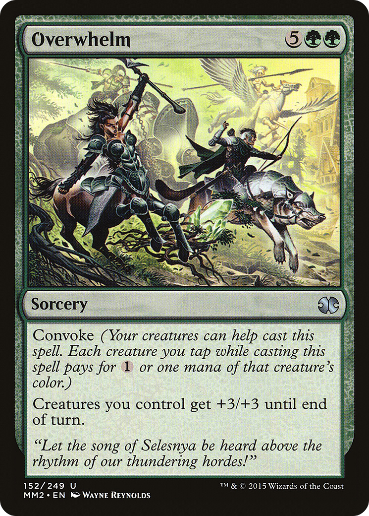 Overwhelm (MM2-152) [Modern Masters 2015] MTG Single Modern Masters 2015