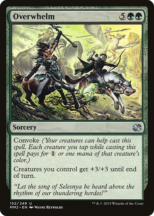 Overwhelm (MM2-152) [Modern Masters 2015] MTG Single Modern Masters 2015