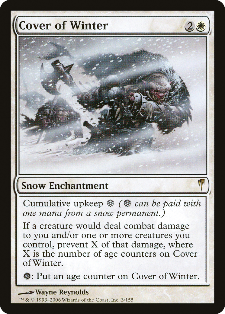 Cover of Winter (CSP-003) [Coldsnap] Foil MTG Single Wizards of the Coast