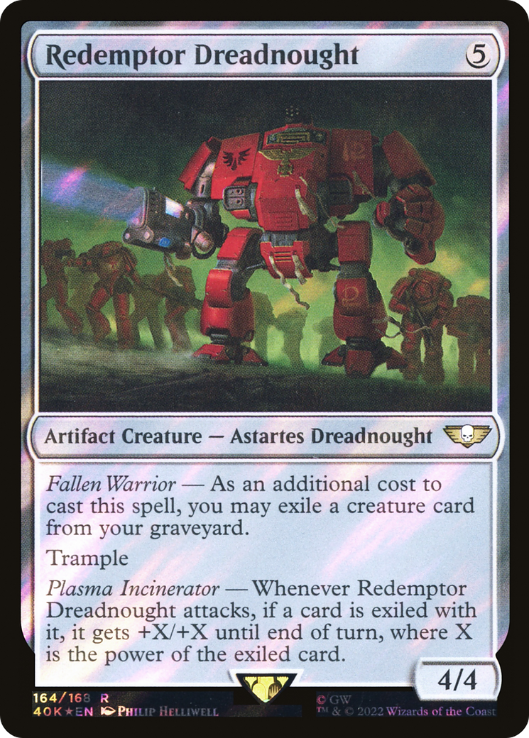 Redemptor Dreadnought (40K-164★) [Warhammer 40,000 Commander] Foil MTG Single Wizards of the Coast